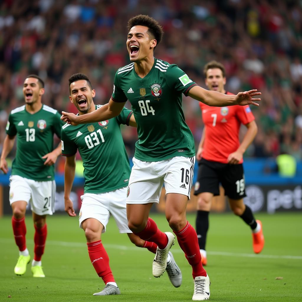 Mexico chiến thắng Đức tại World Cup 2018