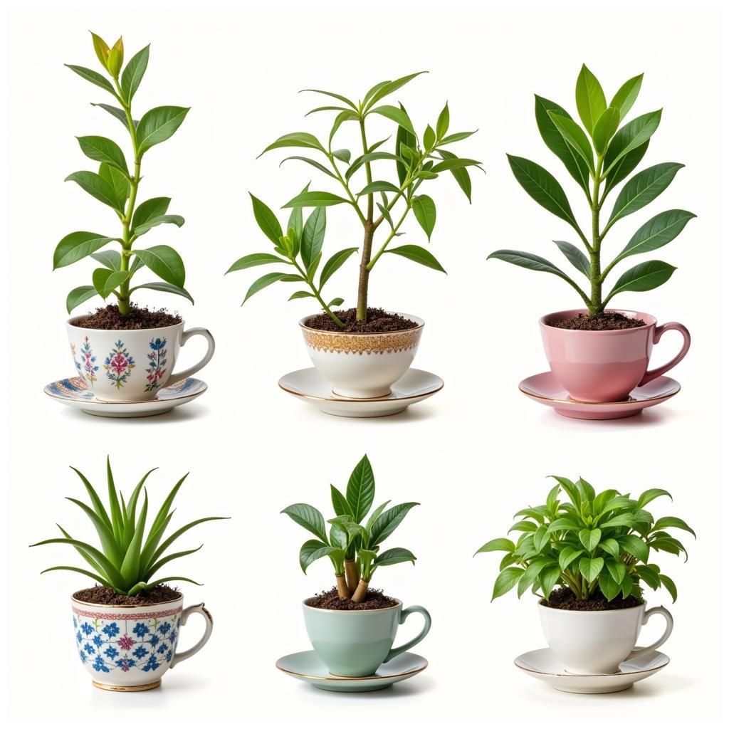 Miniature Tea Cup Gardens