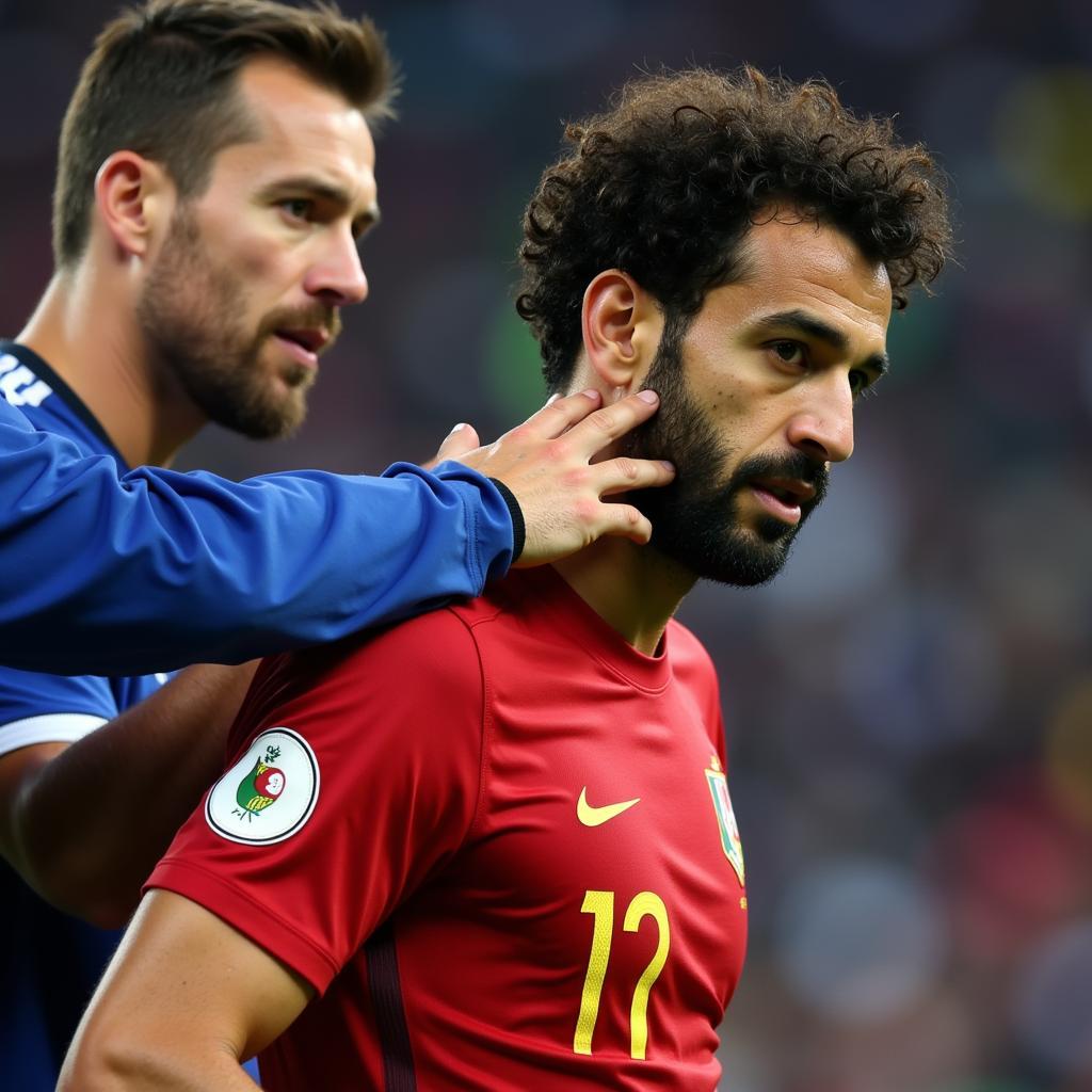 Mohamed Salah chấn thương tại World Cup 2018