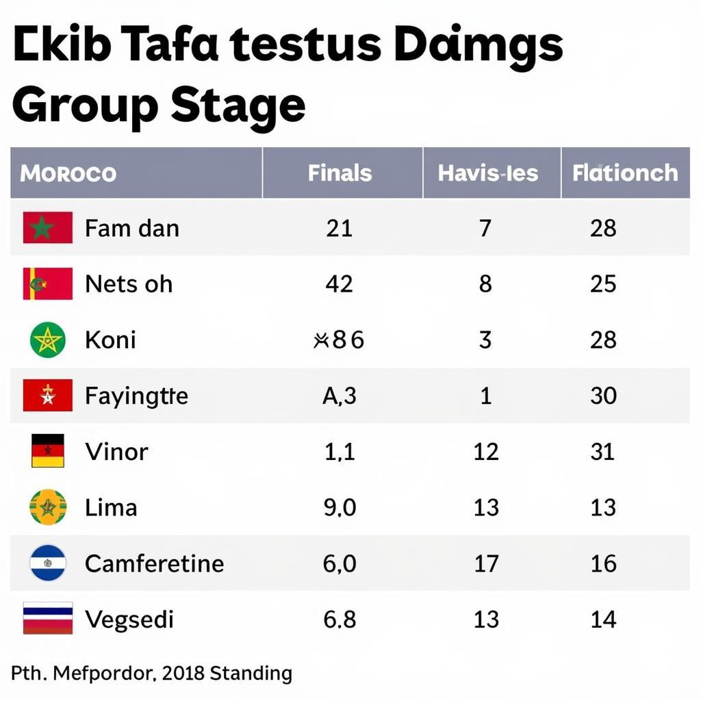 Kết quả Morocco World Cup 2018