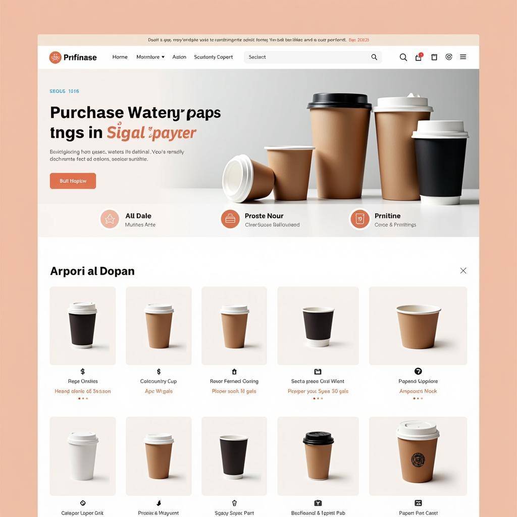 Mua Paper Cups Singapore Online