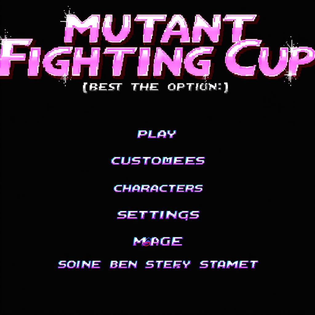 Giao diện Mutant Fighting Cup Game 24h