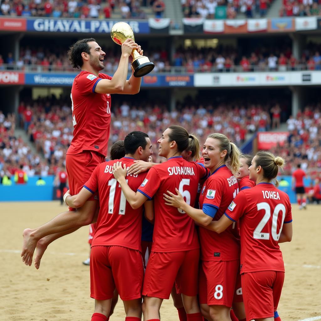 Đội tuyển Nga vô địch FIFA Beach Soccer World Cup 2013