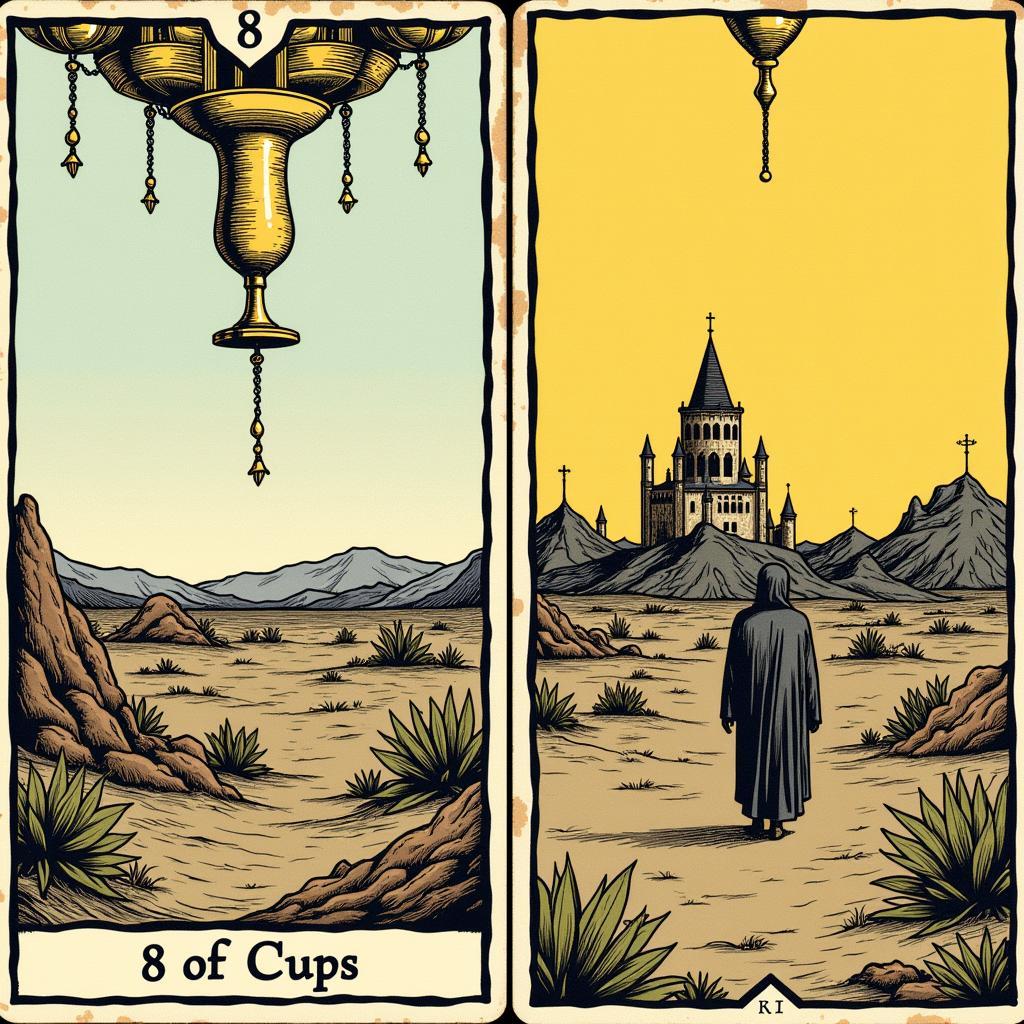 Meaning of the 8 of Cups card