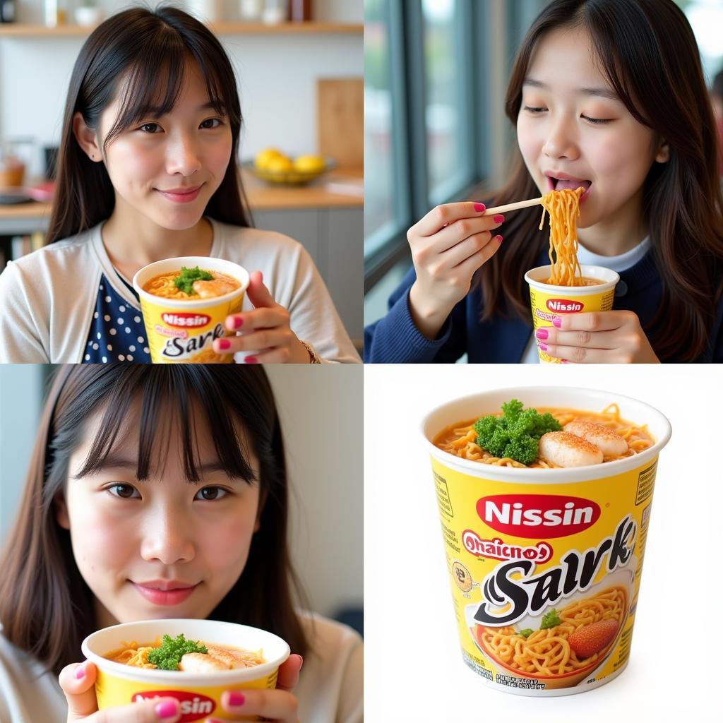 Nissin Milk Seafood Cup Noodle: Lựa chọn mới cho giới trẻ