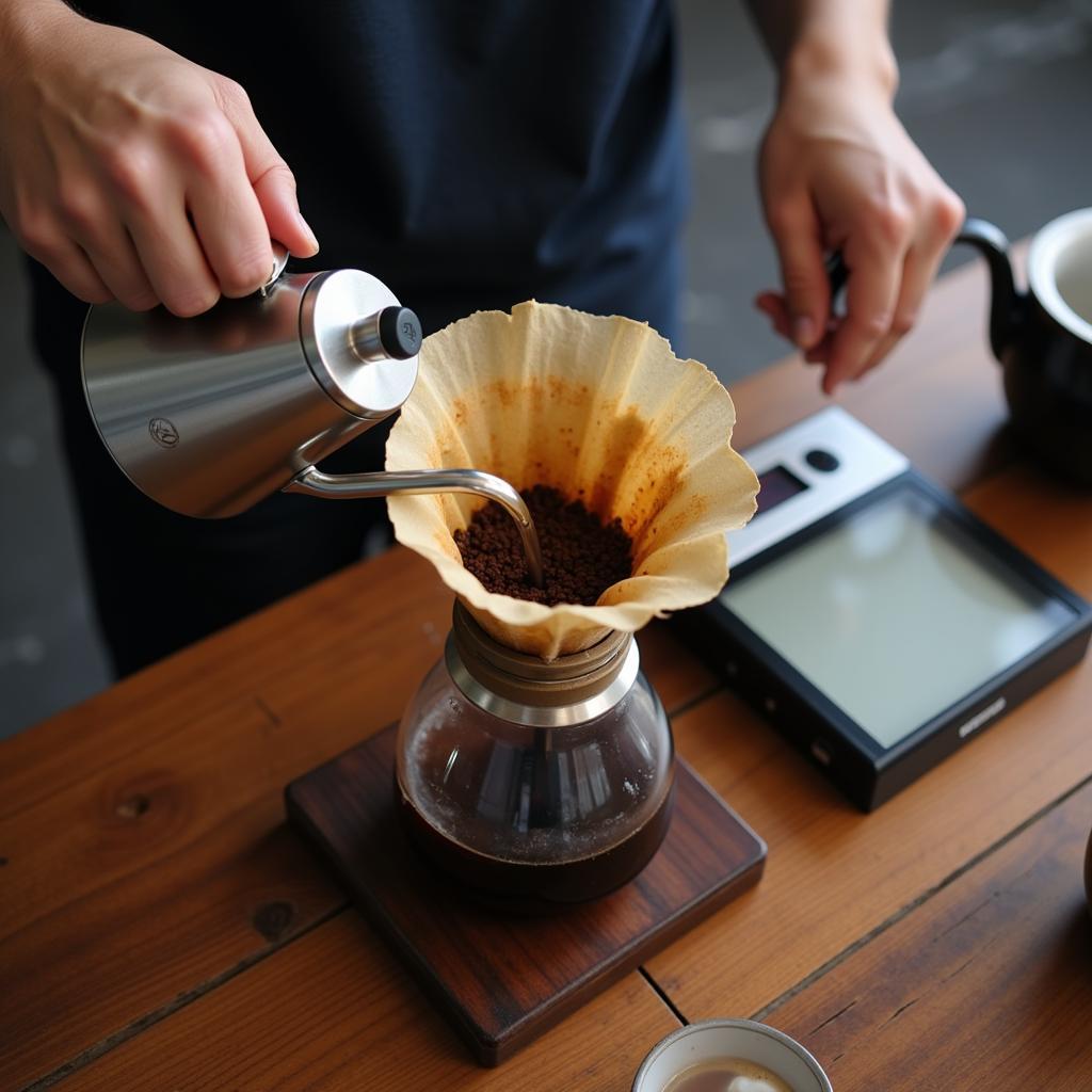 Brewing coffee like a pro