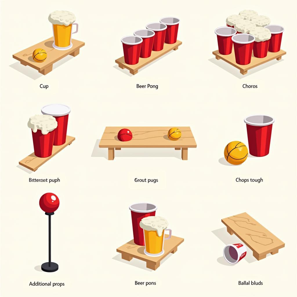 Các biến thể của ping pong cup game