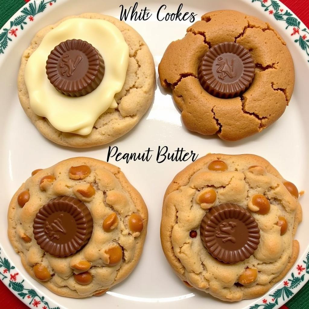 Reese's Peanut Butter Cup Cookie Variations