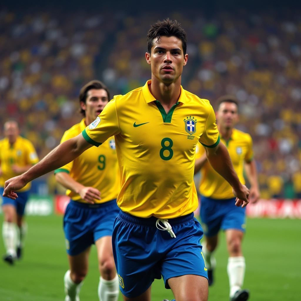 Ronaldo tỏa sáng rực rỡ trong trận chung kết World Cup 2002