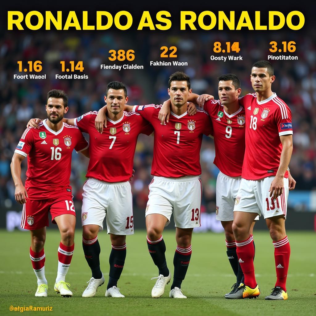 Ronaldo's Journey through the World Cups