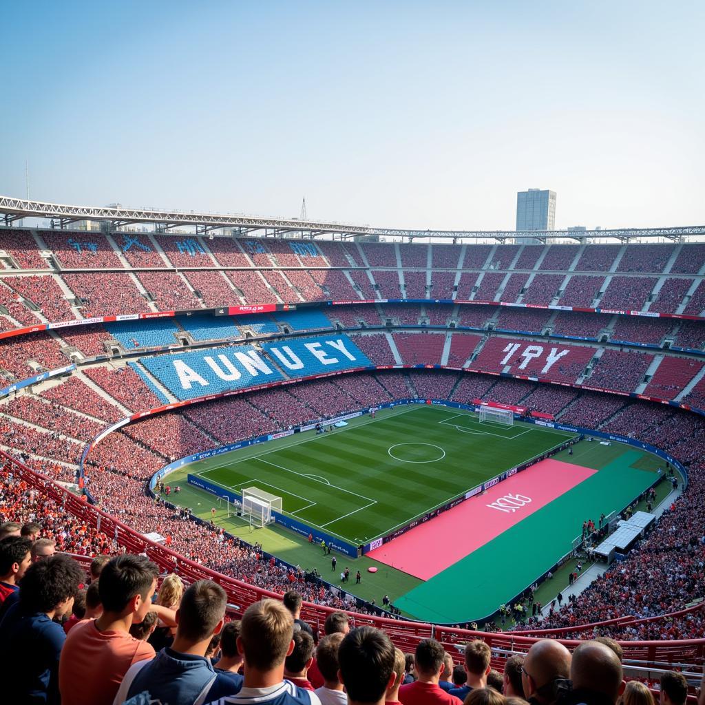 Ekaterinburg Arena during a World Cup 2018 match