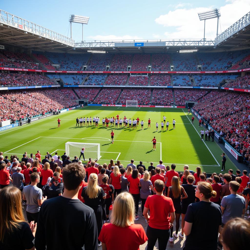 Lễ khai mạc SheBelieves Cup 2019 với sự tham gia của bốn đội tuyển quốc gia hàng đầu.