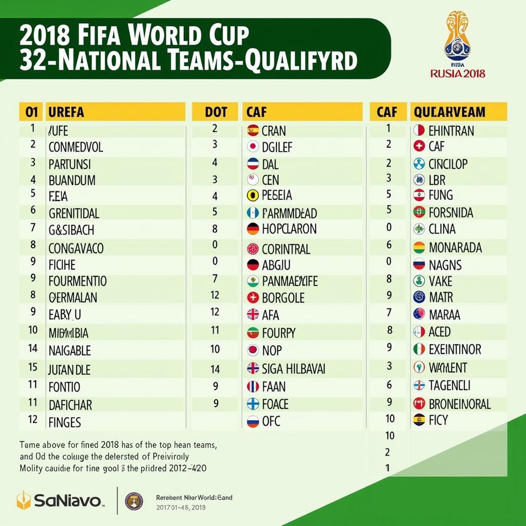 Số đội tham gia World Cup 2018