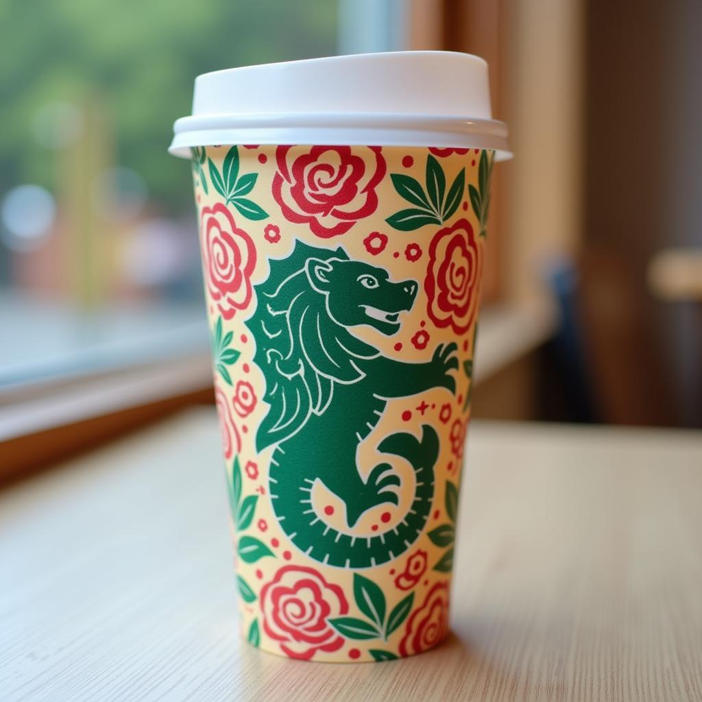 Starbucks Cup Singapore Merlion