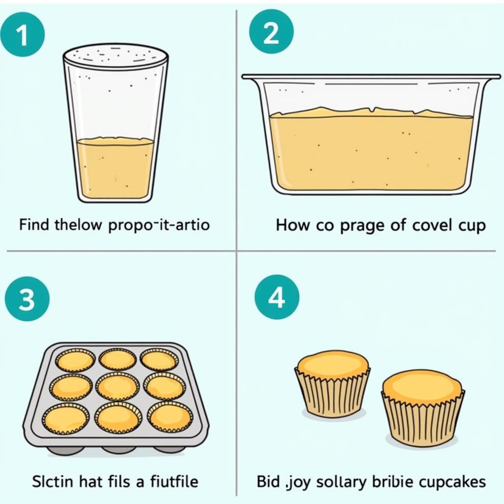 Sử dụng cupcake cups đúng cách