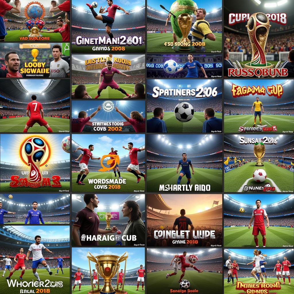 Sự lựa chọn đa dạng Games World Cup 2018