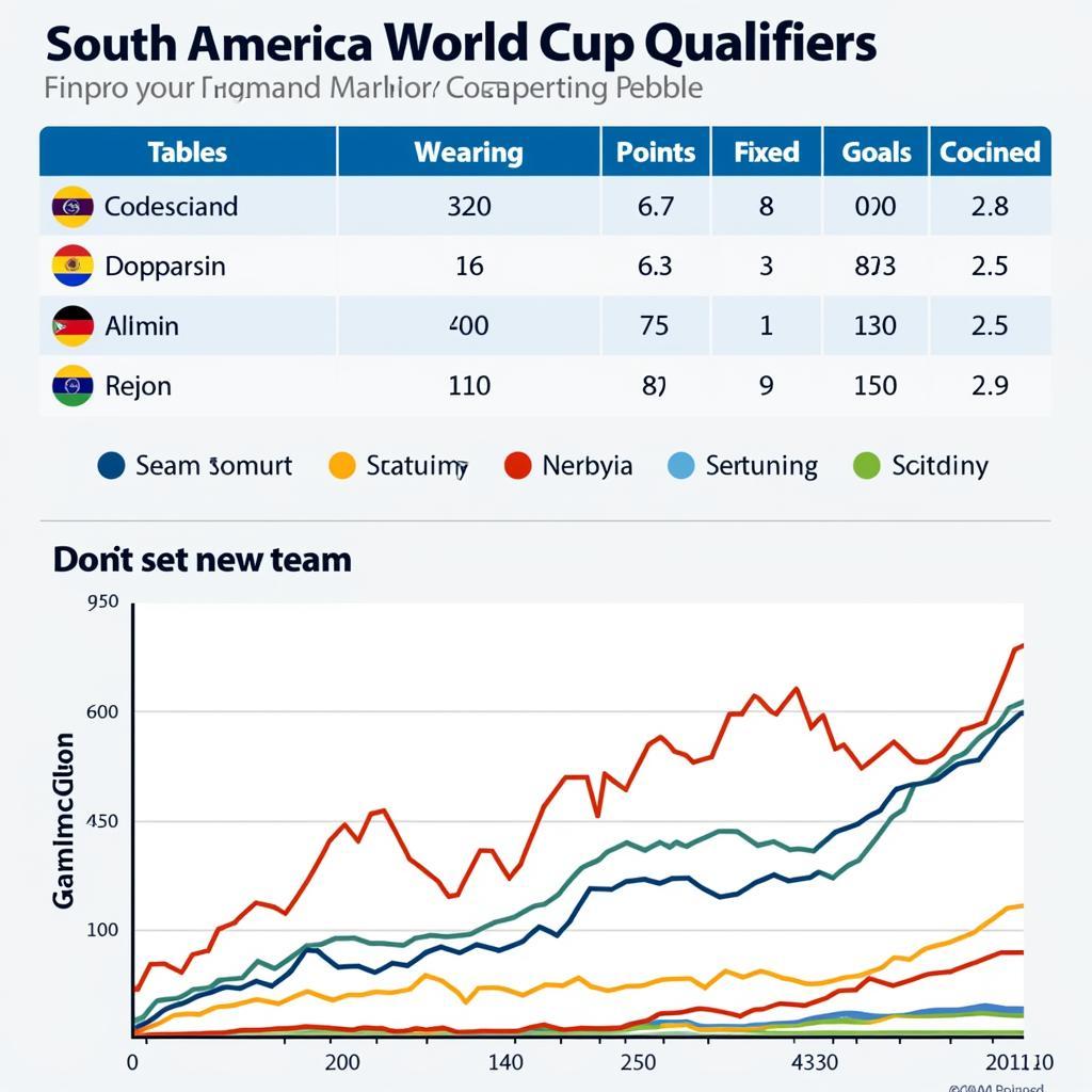 Analyzing the South America World Cup Qualifiers Table