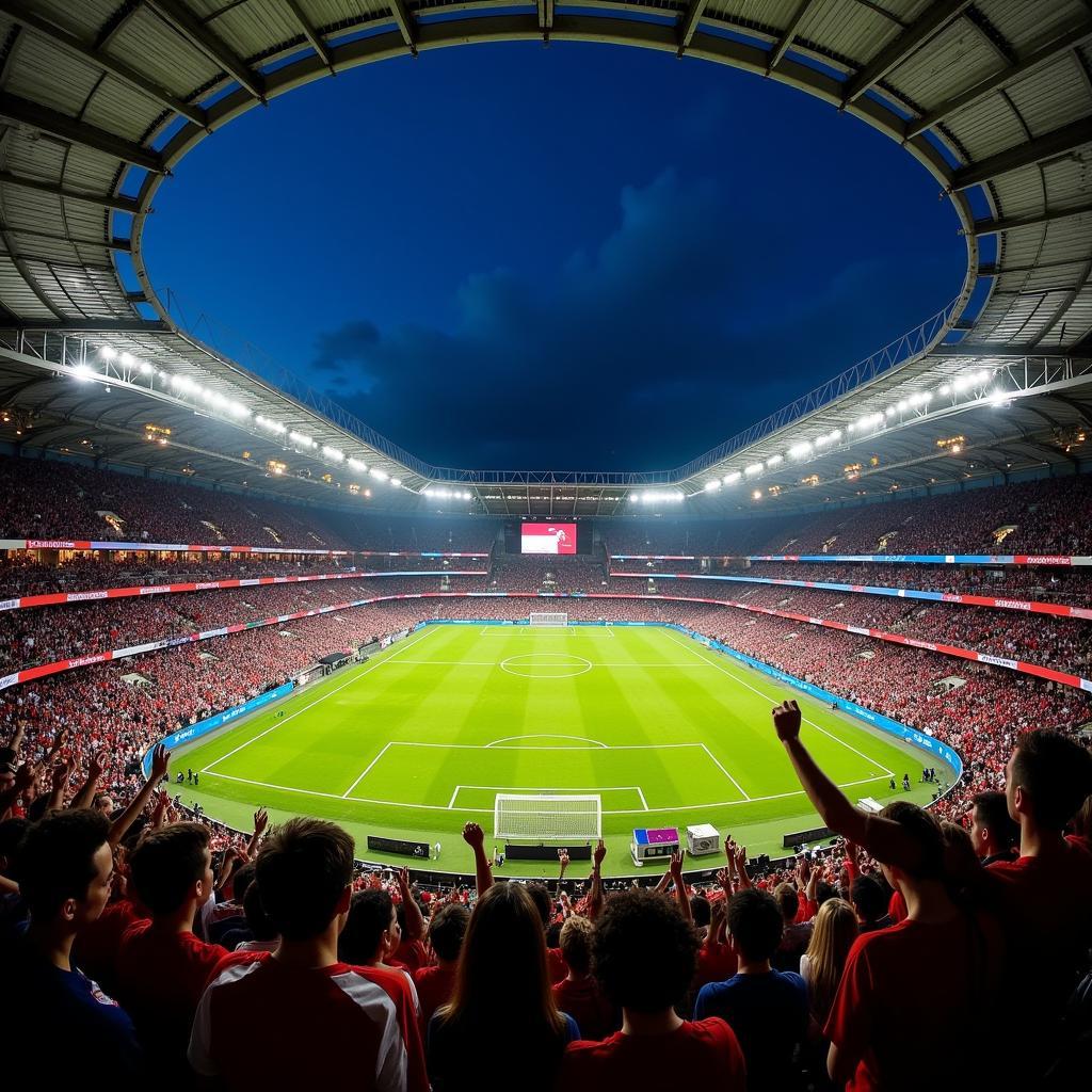 Luzhniki Stadium during the 2018 World Cup final