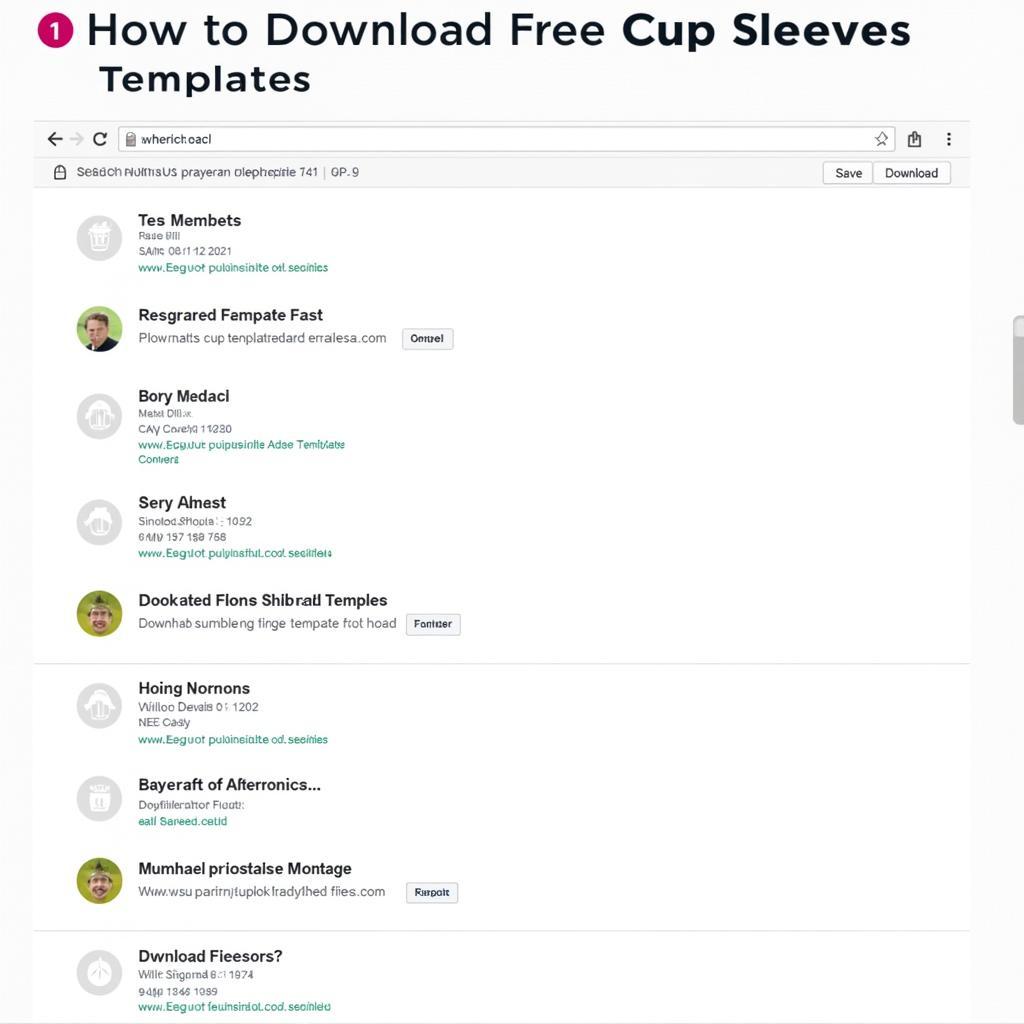 Tải cup sleeve template miễn phí dễ dàng