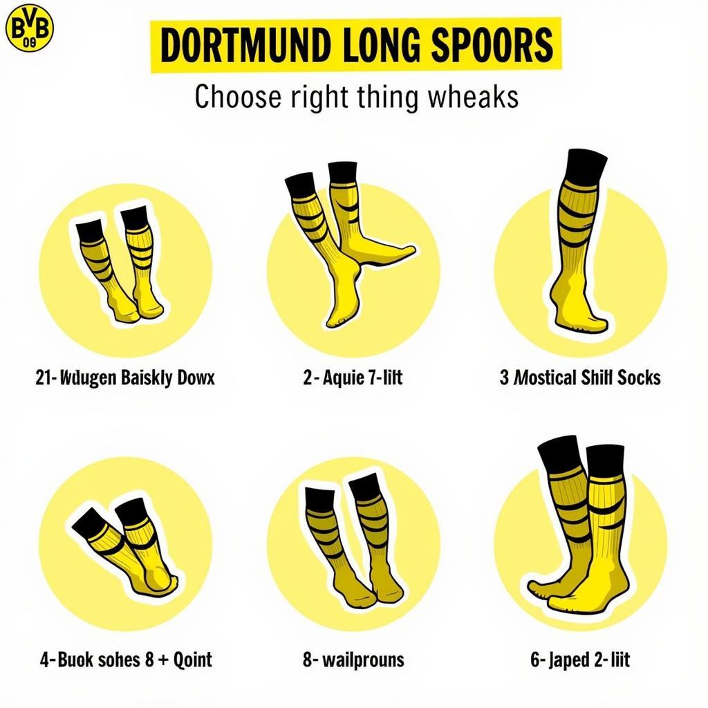 Cách Lựa Chọn Tất Đá Bóng Dài Dortmund Phù Hợp