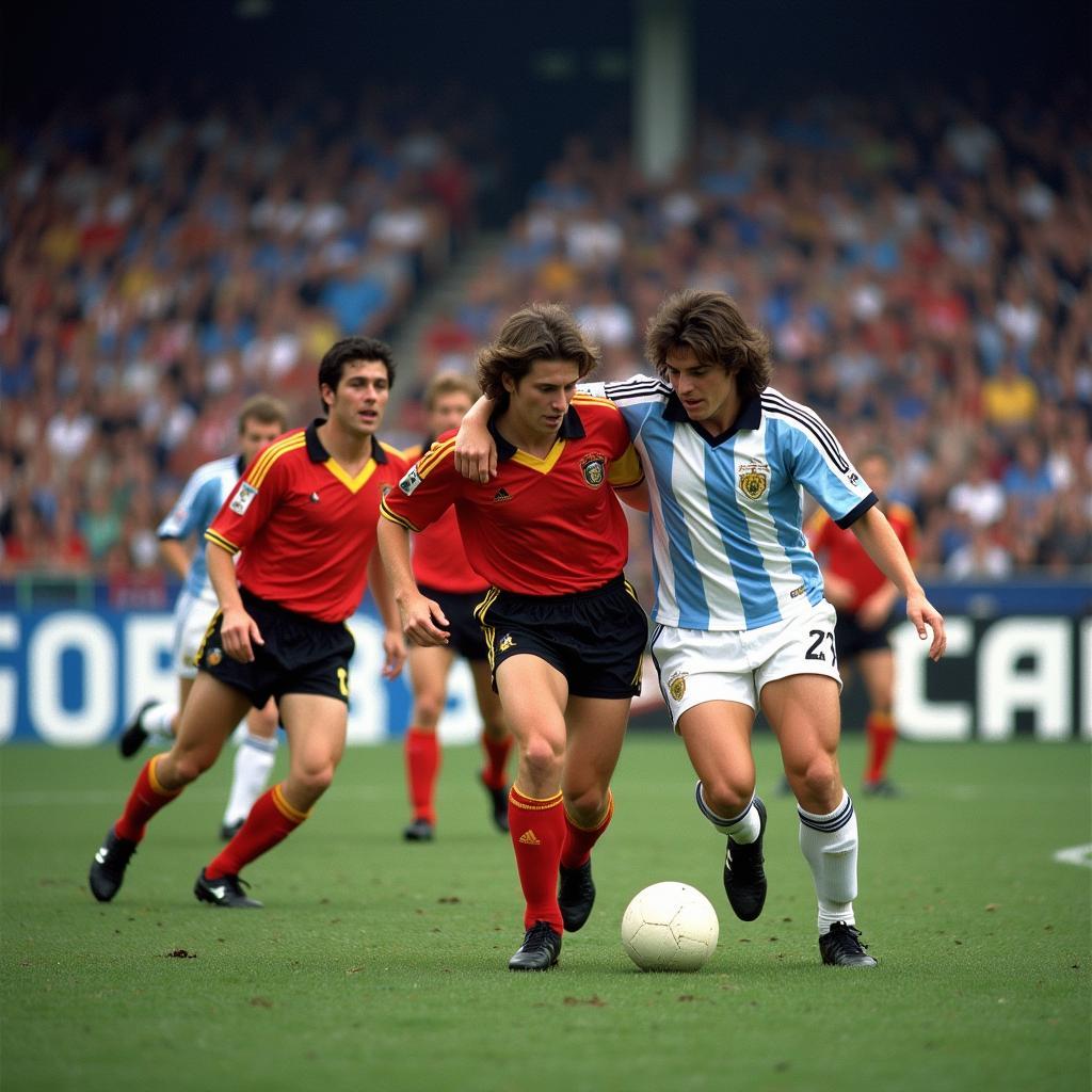 Trận đấu Tây Đức vs Argentina tại chung kết World Cup 1990