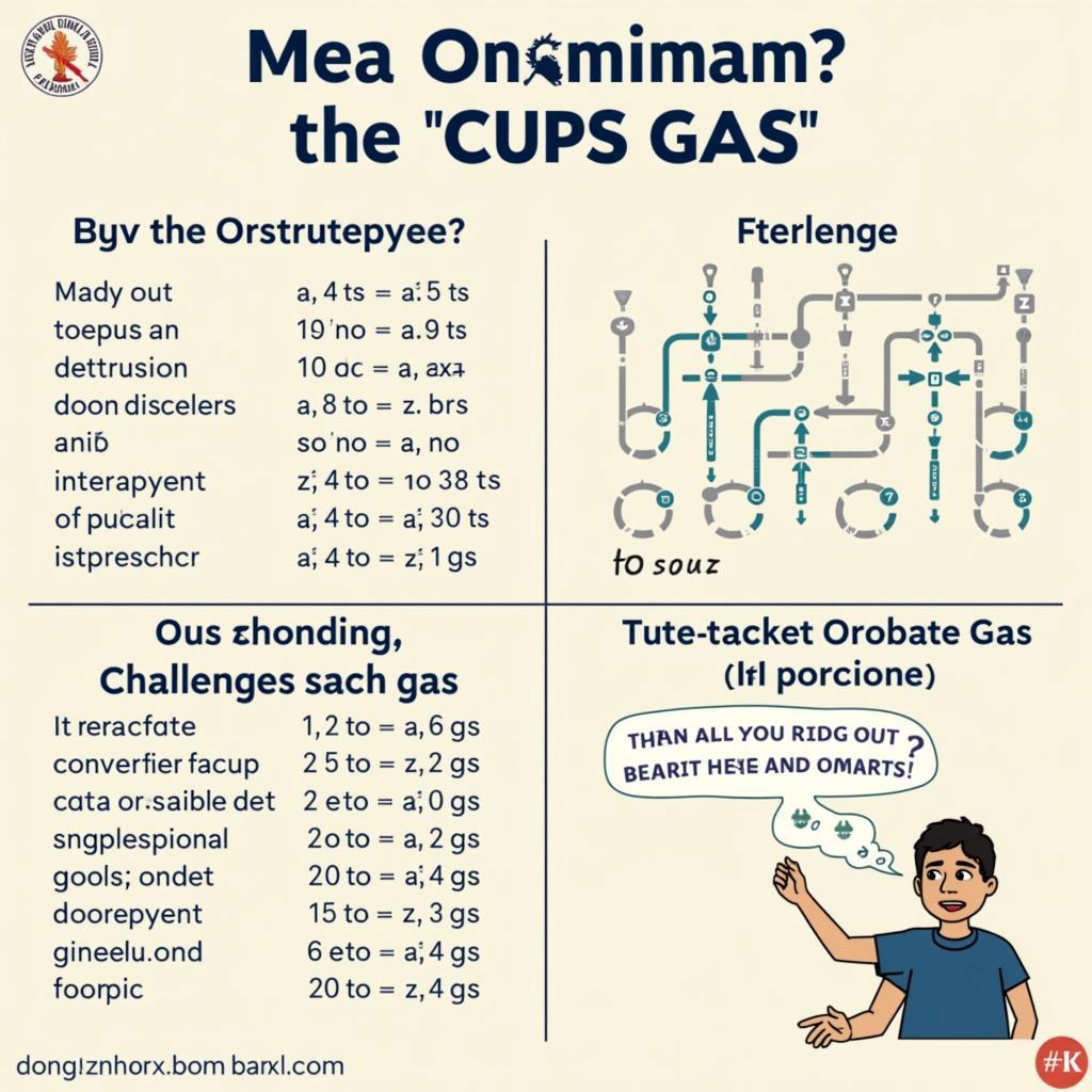 Thách thức đo lường cups gas