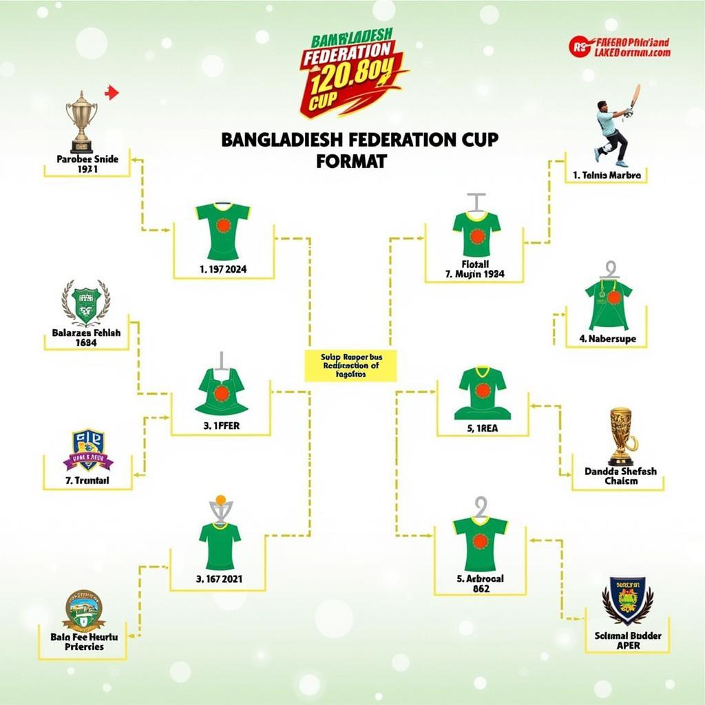 Thể thức thi đấu và các đội tham gia Bangladesh Federation Cup