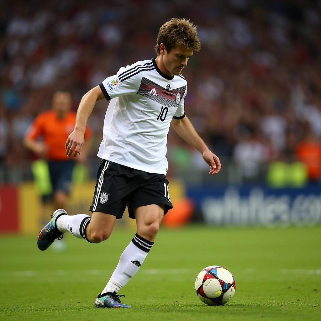 Thomas Muller thể hiện kỹ năng đỉnh cao tại World Cup 2010