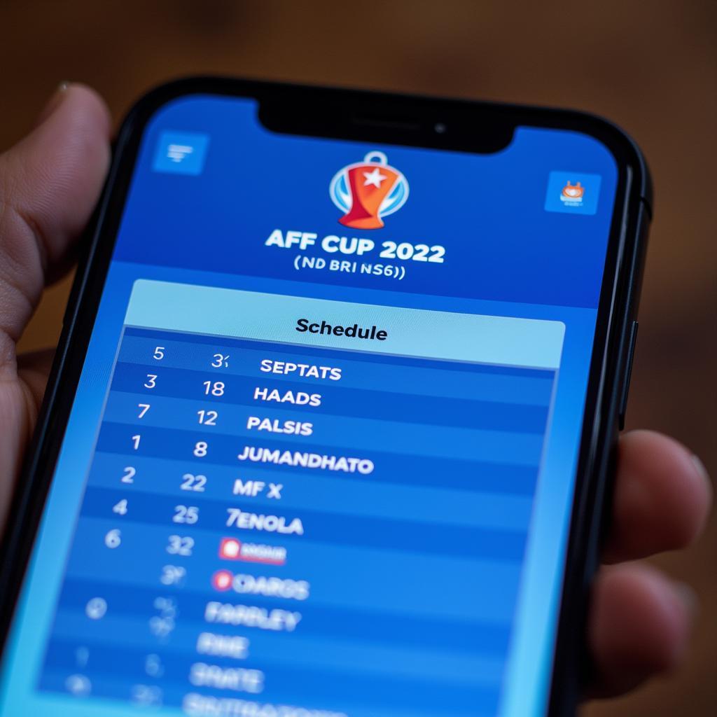 Thông tin lịch thi đấu AFF Cup 2022