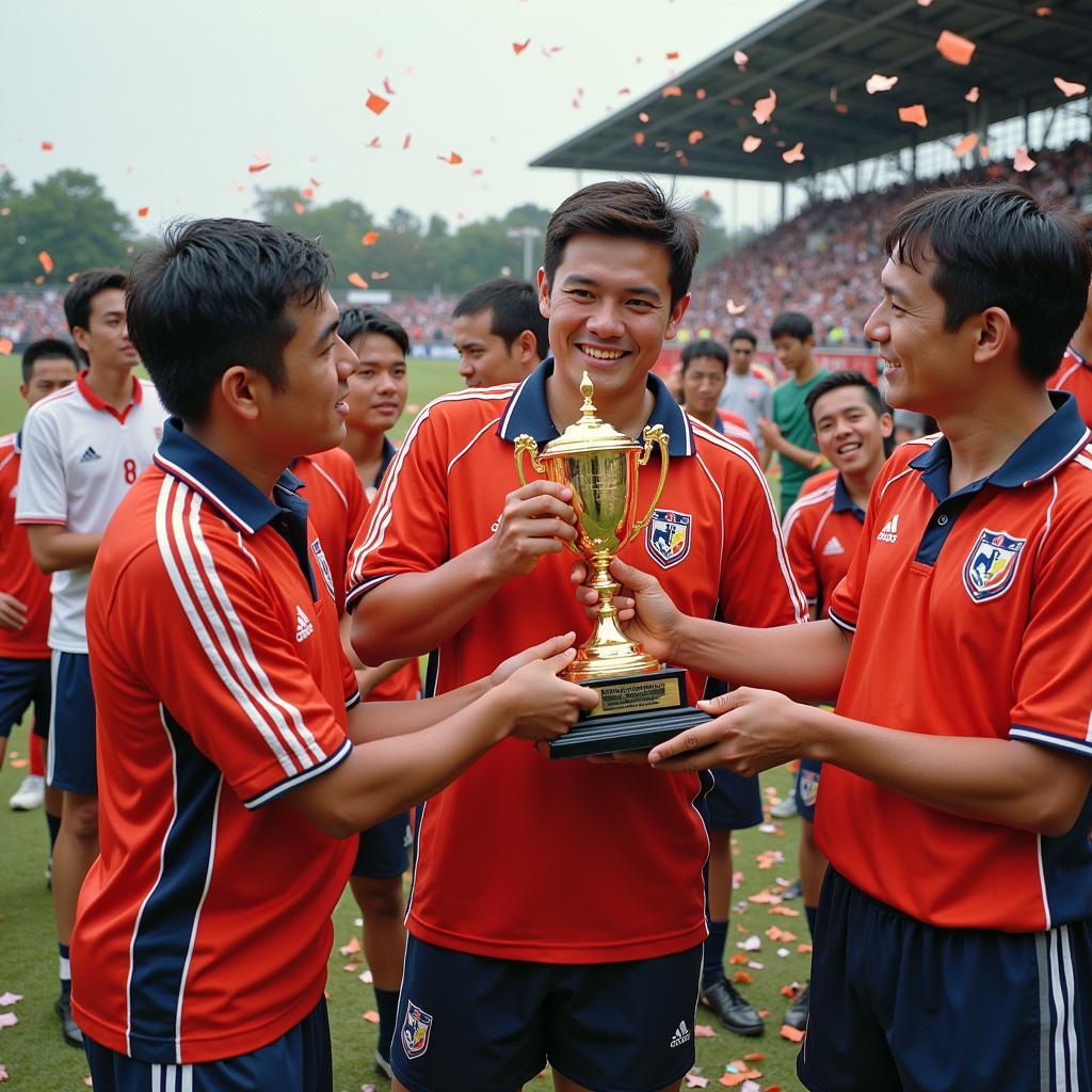 Trao Giải Tiger Cup 2002