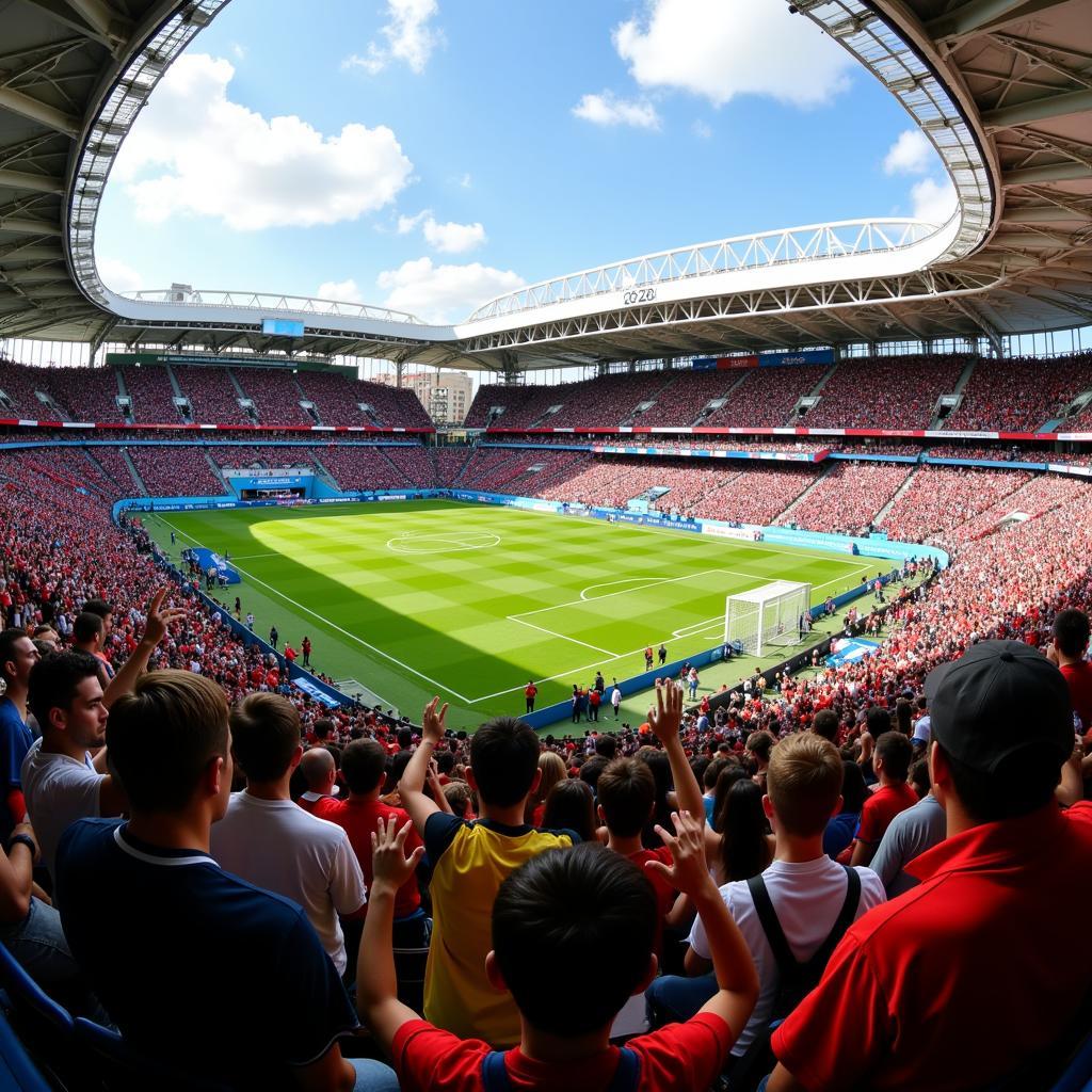 Trực tiếp U20 World Cup: Khán đài sôi động