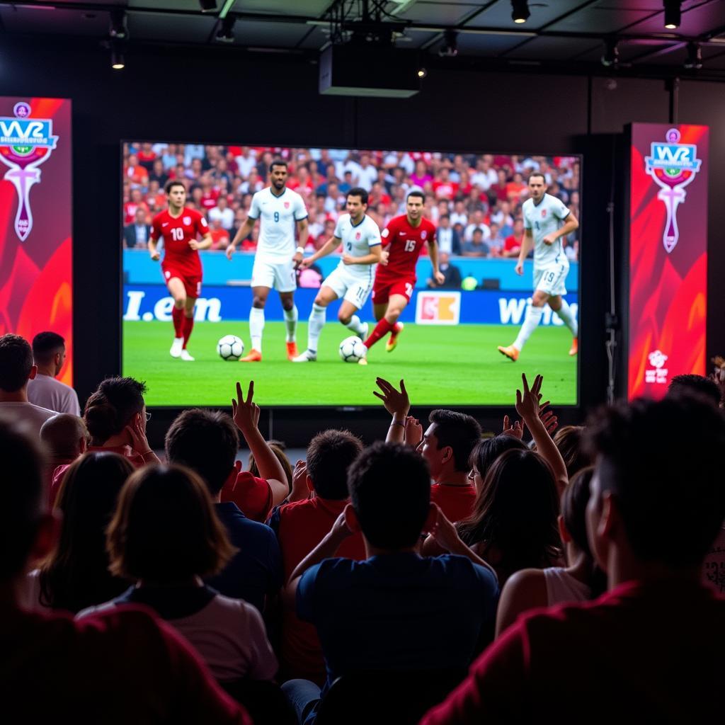 Khán giả xem World Cup 2022 trên VTV2