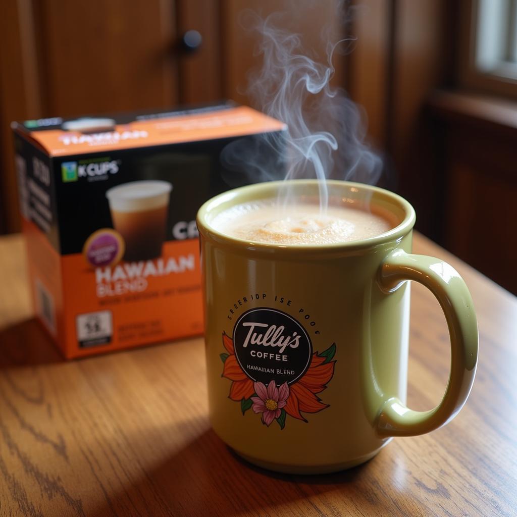 Thưởng thức Tully's Coffee Hawaiian Blend K-Cup Pods