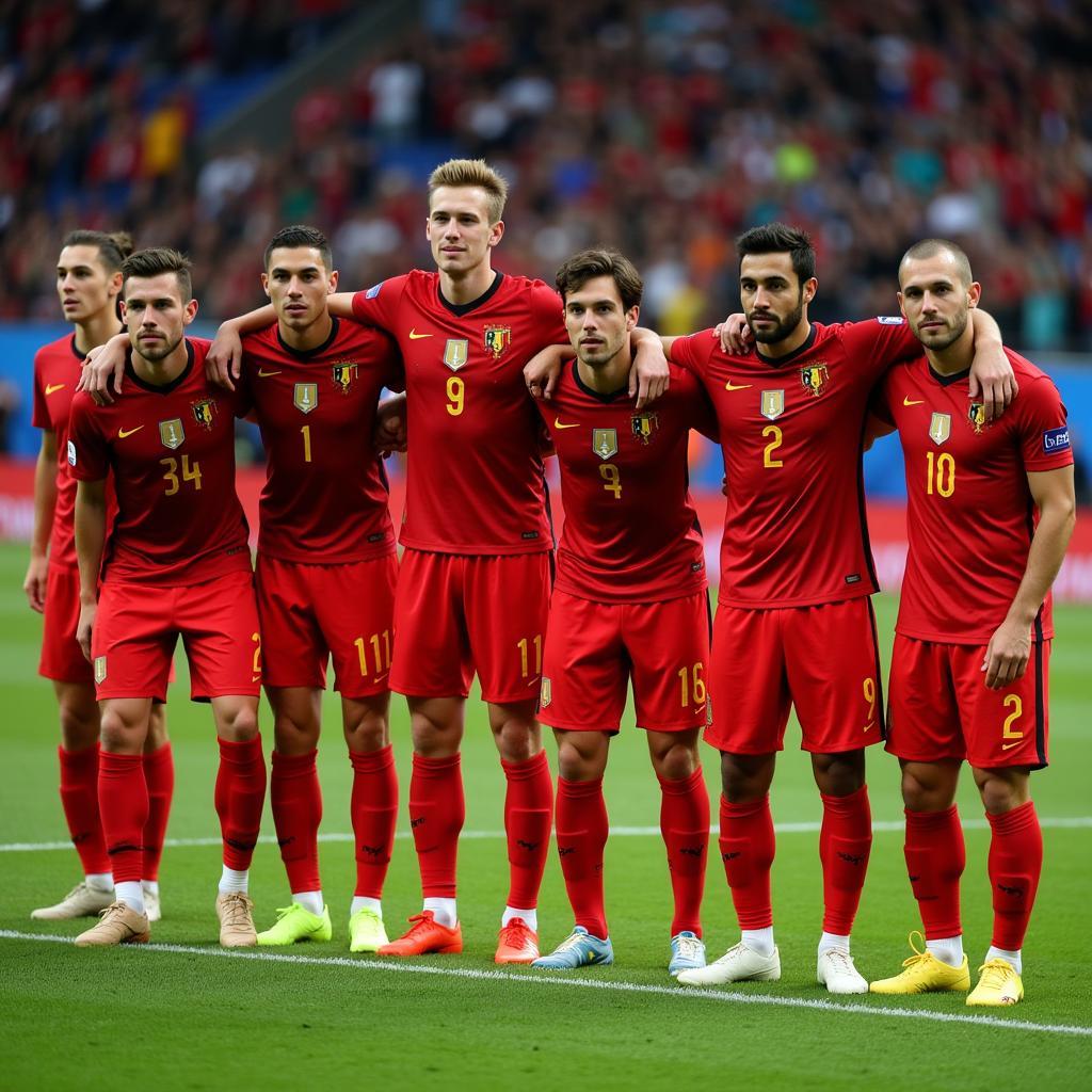 Belgium National Team at the 2018 World Cup