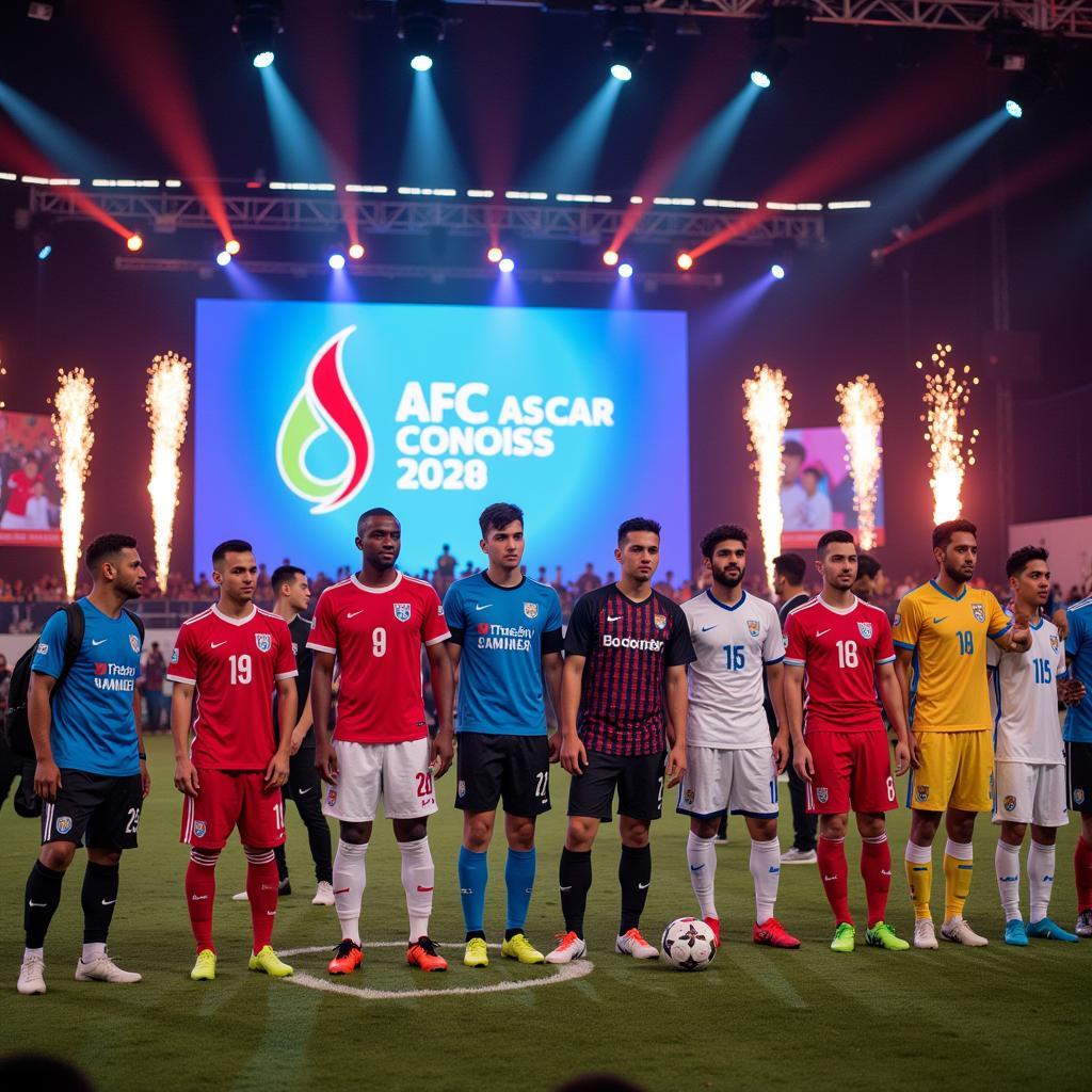 Lễ khai mạc U19 AFC Cup với sự tham gia của các đội tuyển trẻ hàng đầu châu Á.