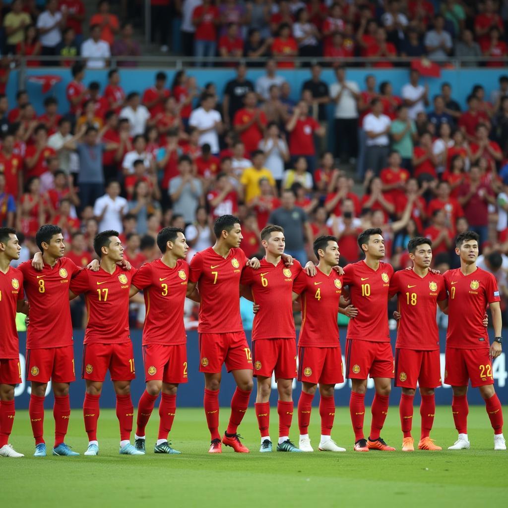 U20 Việt Nam tại trận khai mạc World Cup 2019