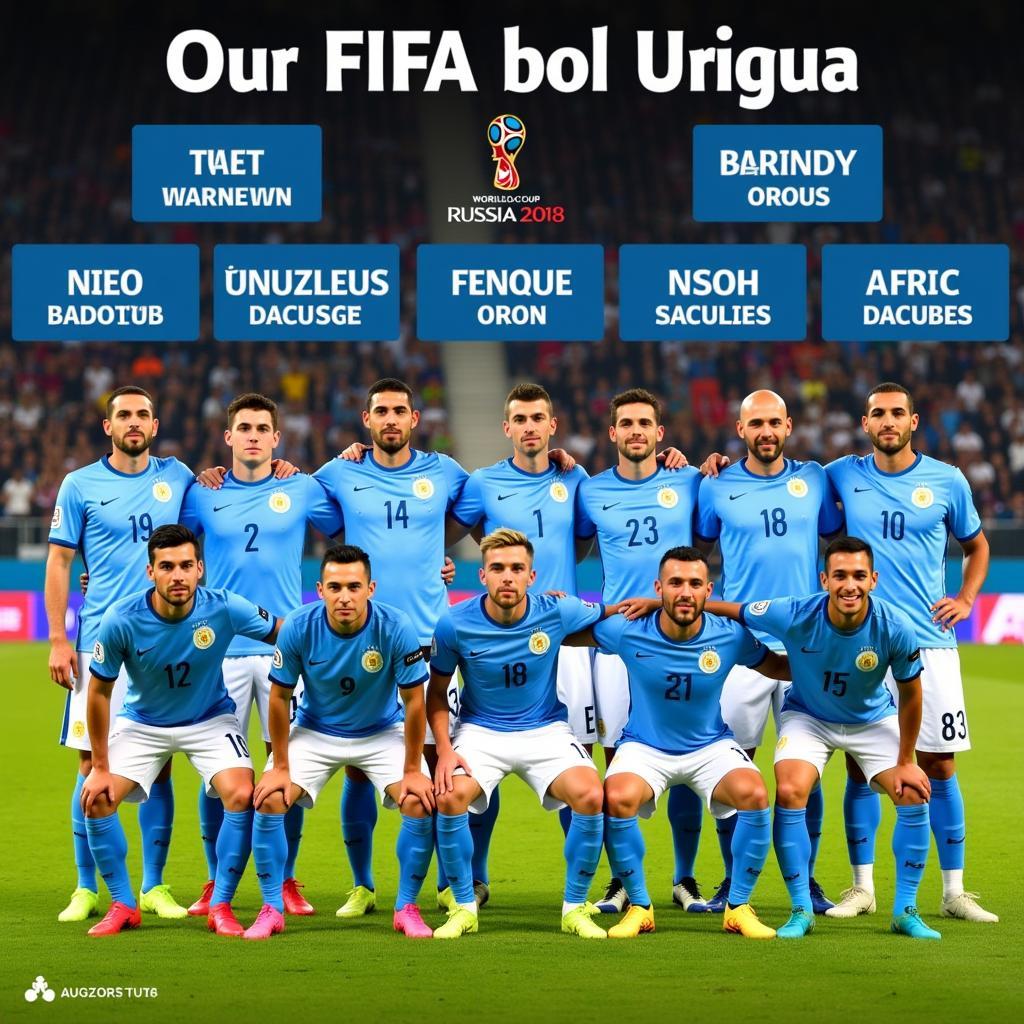 Đội hình Uruguay tại World Cup 2018