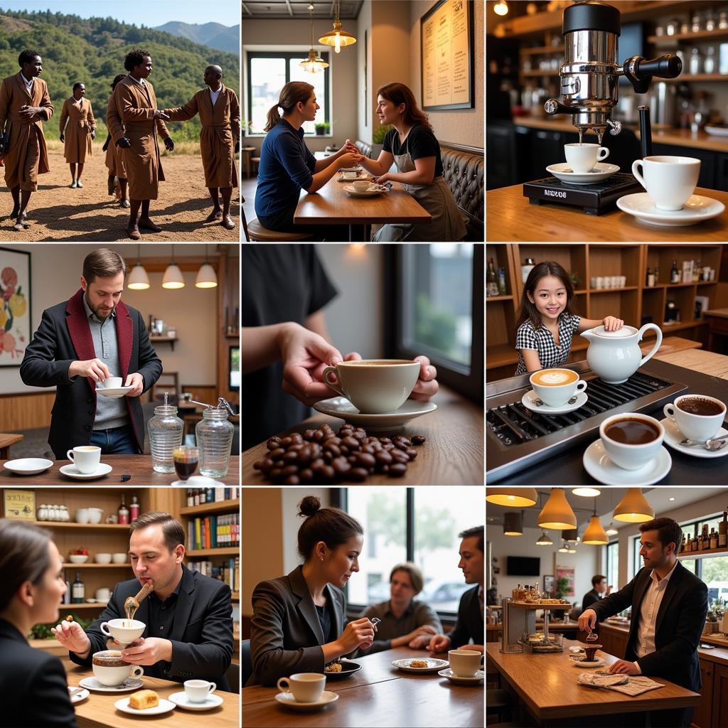 Diverse global coffee cultures and traditions