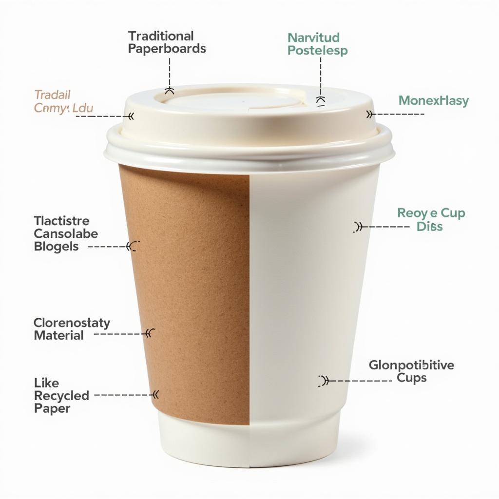 Materials Used in Making Paper Cups with Lids