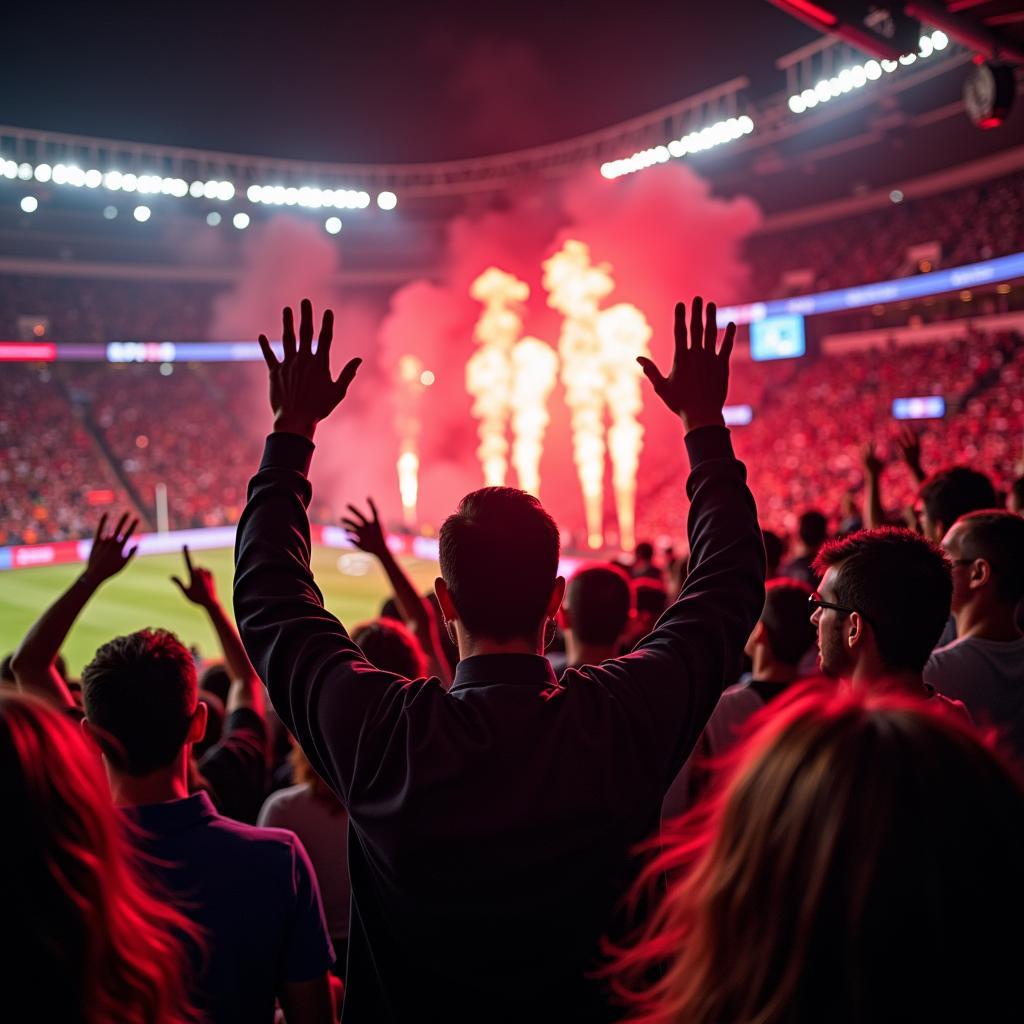 AFC Cup 2020 Group Stage: Fans cheering