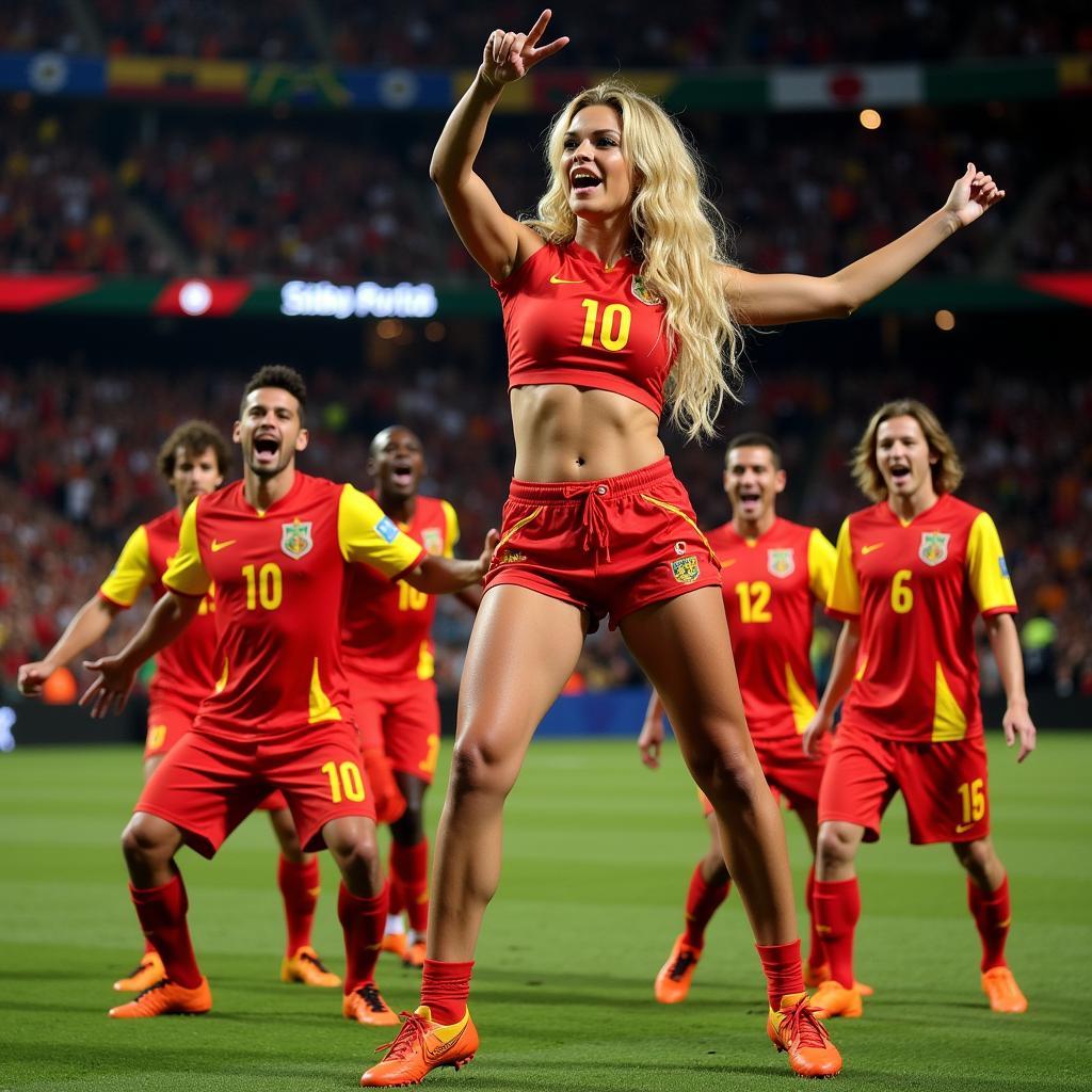 Shakira biểu diễn Waka Waka tại World Cup 2010