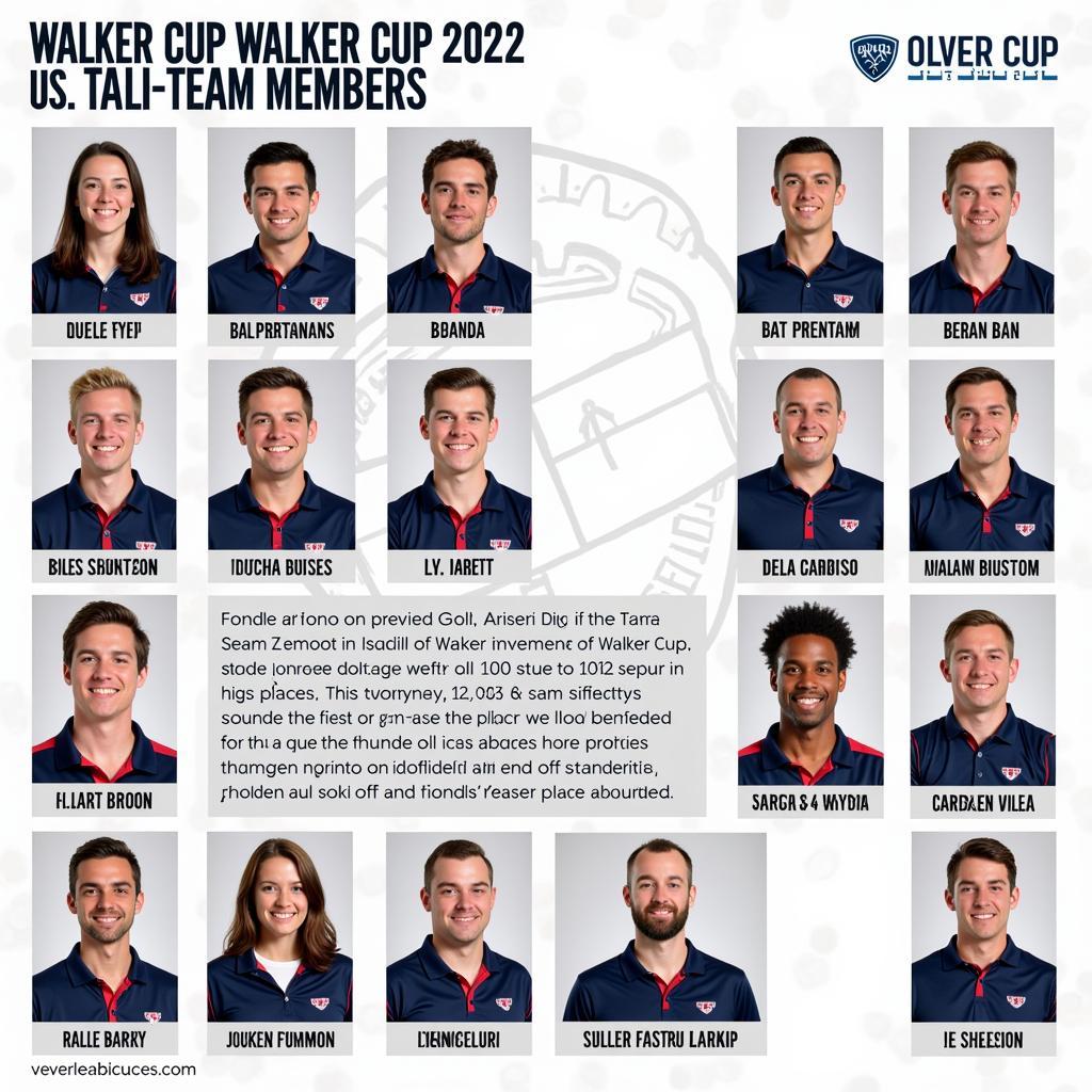 Đội hình Hoa Kỳ tại Walker Cup 2023