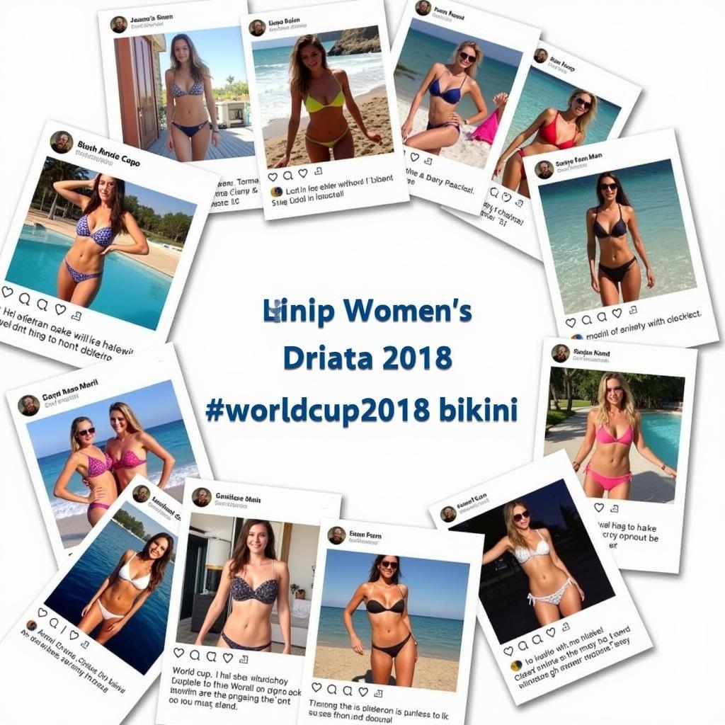 Xu hướng bikini World Cup 2018 trên mạng xã hội