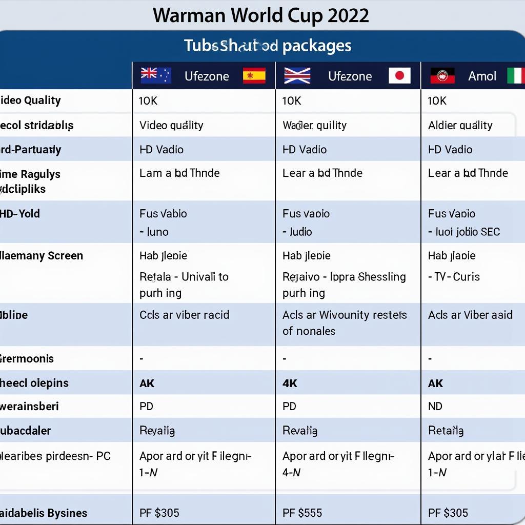 Gói dịch vụ xem World Cup 2022 trực tuyến