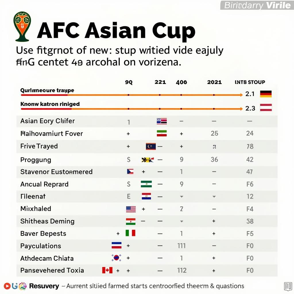 Thể thức thi đấu và các vòng đấu của Asian Cup