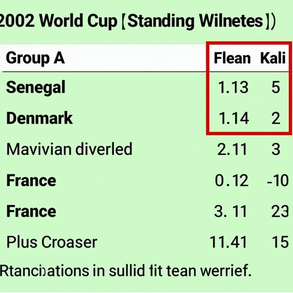 Bảng A World Cup 2002: Senegal gây chấn động khi vượt qua Pháp