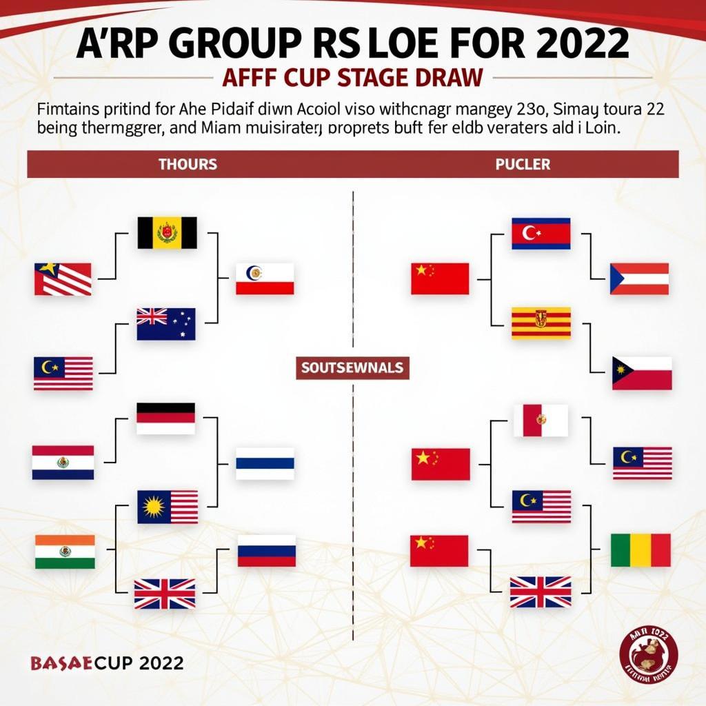 Bảng đấu AFF Cup 2022 vòng bảng