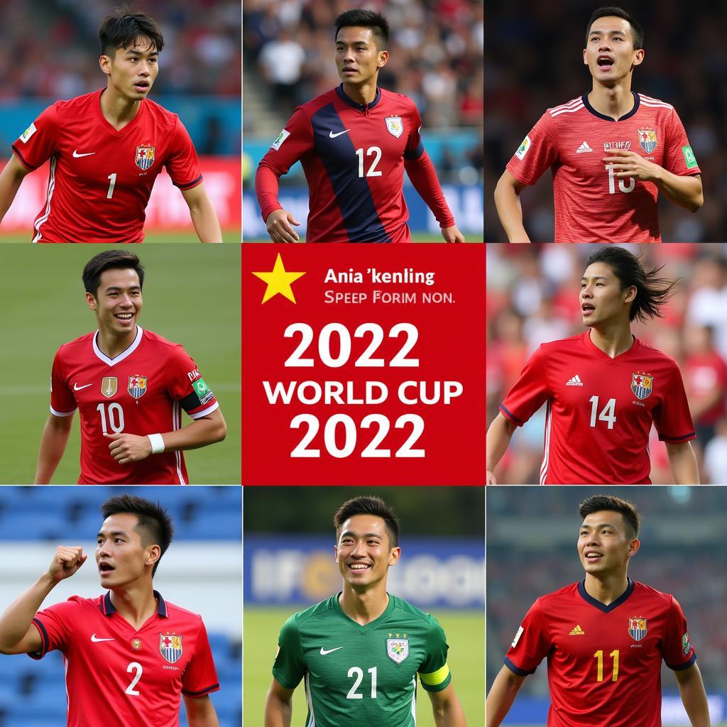 Các đội bóng Châu Á tại World Cup 2022