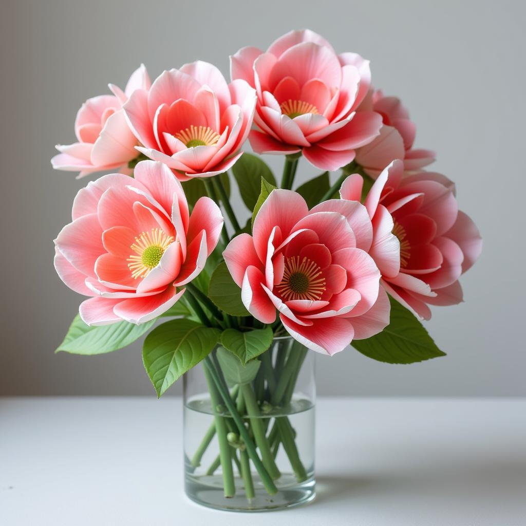 Flowers made from paper cups