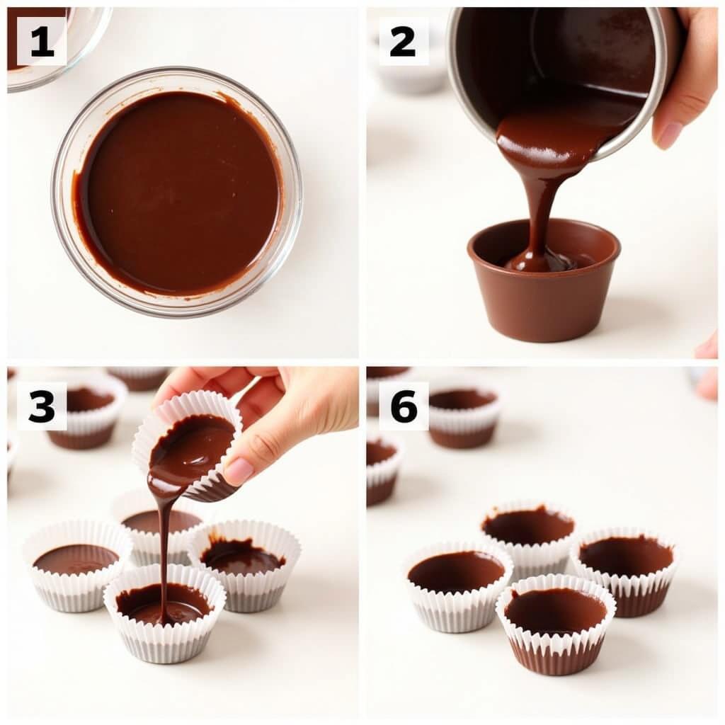 Hướng dẫn làm chocolate shot cups tại nhà đơn giản và dễ hiểu